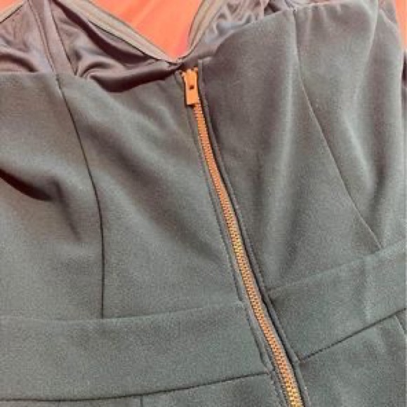 Green strapless jumpsuit from Express - Picture 3 of 4